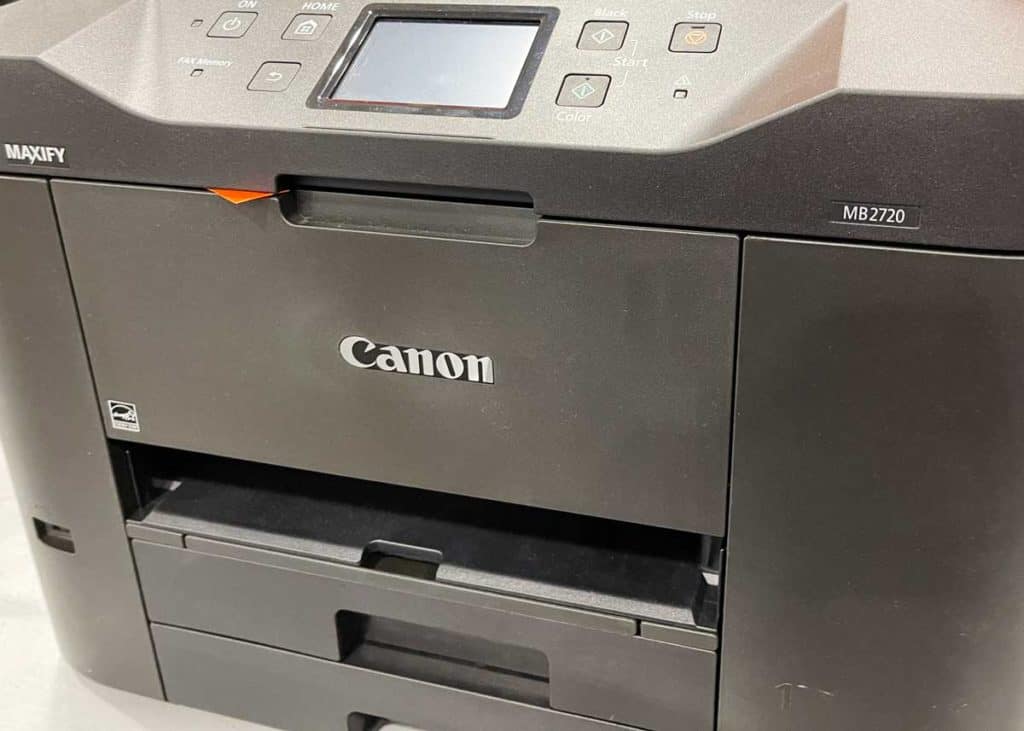 how to reset canon printer