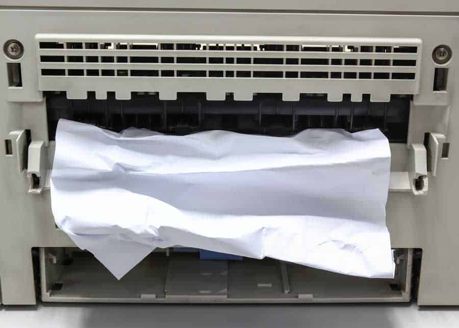 how to fix jammed printer