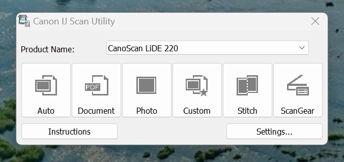 canon ij scan utility application