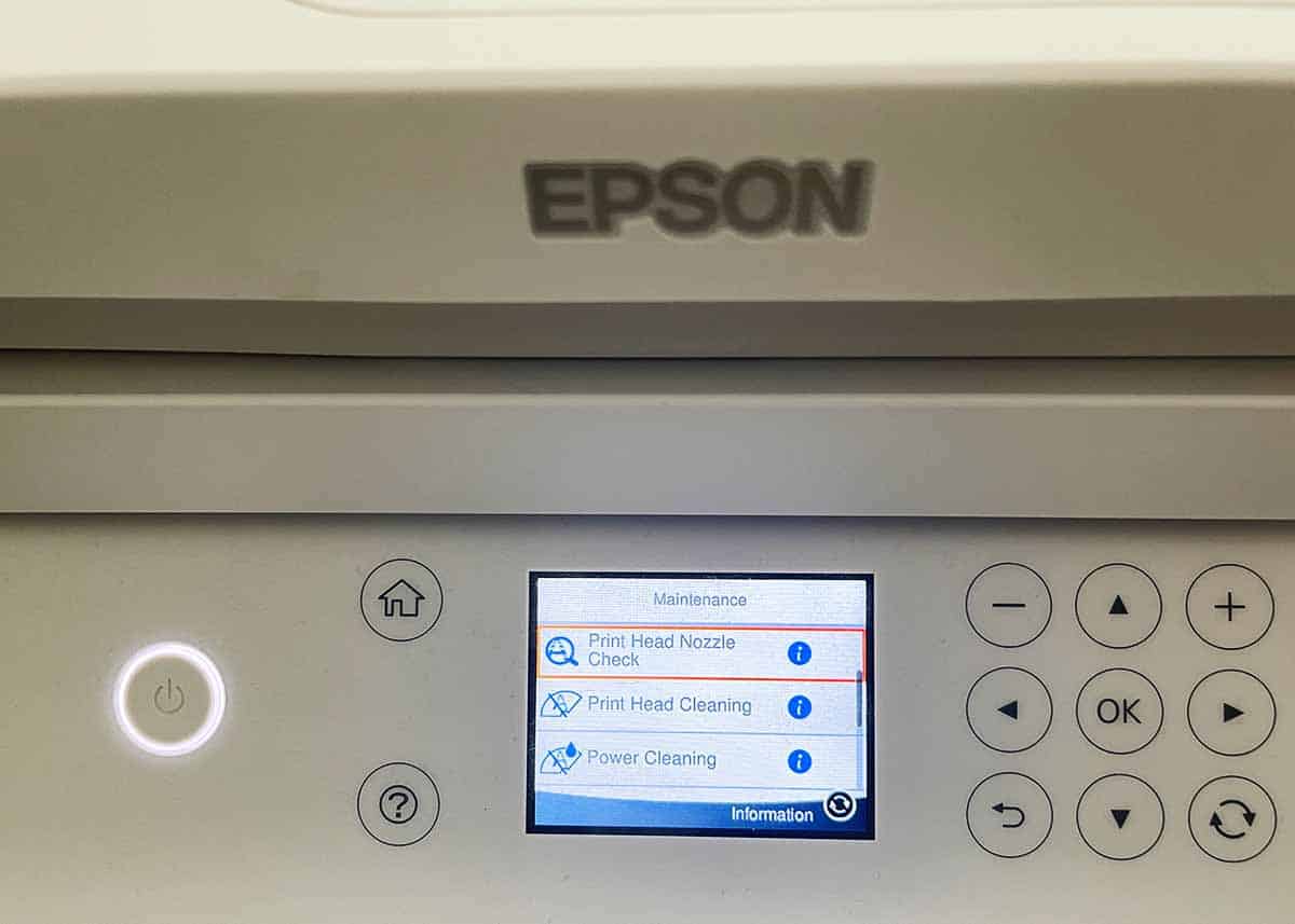 epson printer wont print