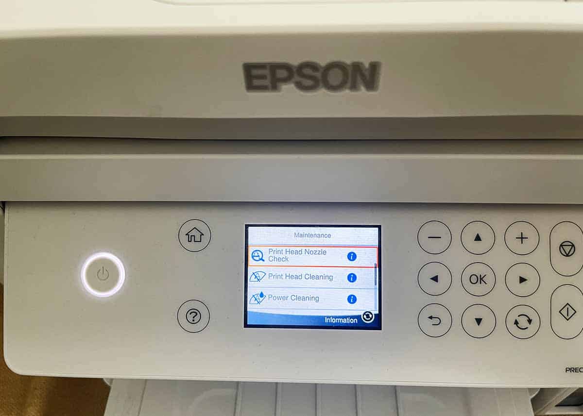how to clean epson printer heads