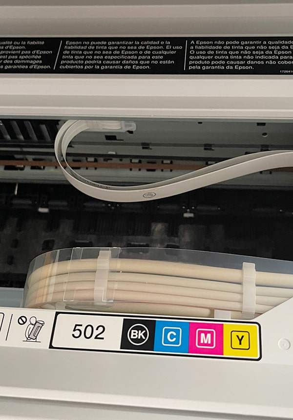 inside inkjet printer