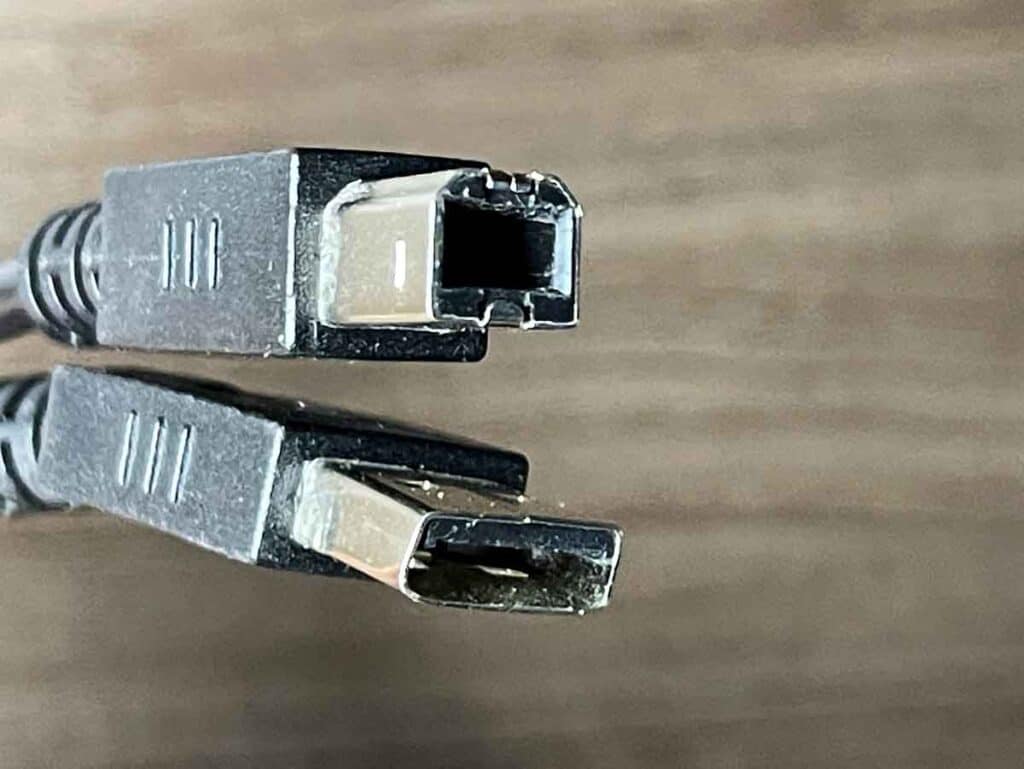 connecting canon printer to laptop usb
